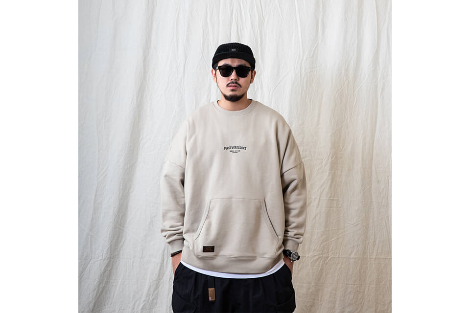 PERSEVERE 22 AW Classic Washed Sweatshirt (3)