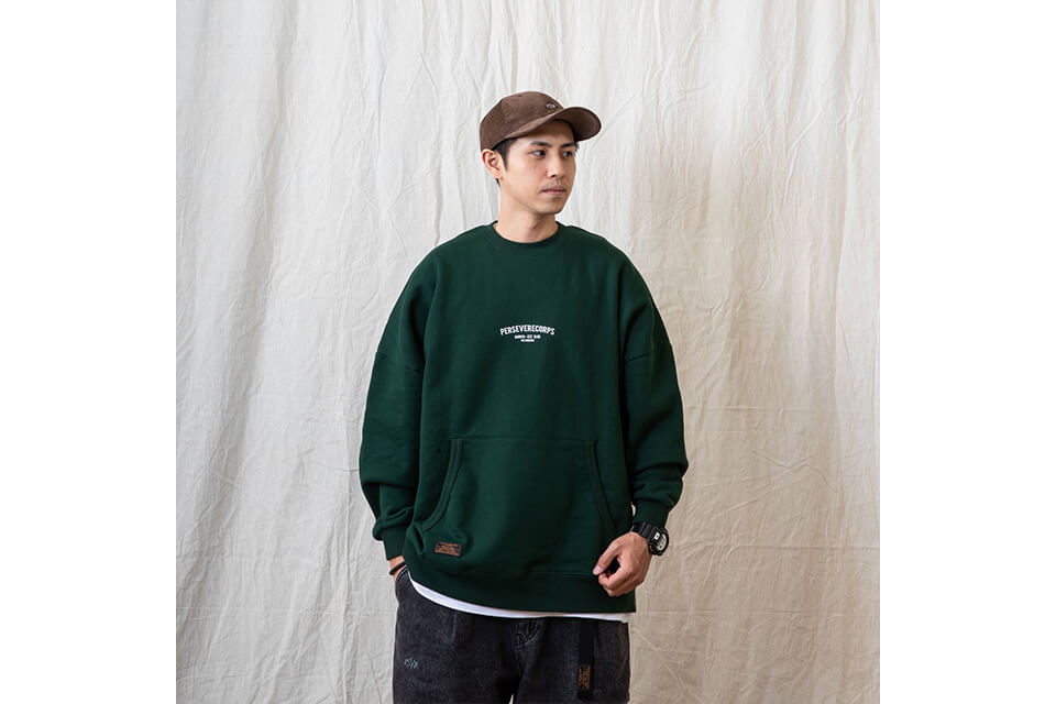 PERSEVERE 22 AW Classic Washed Sweatshirt (9)