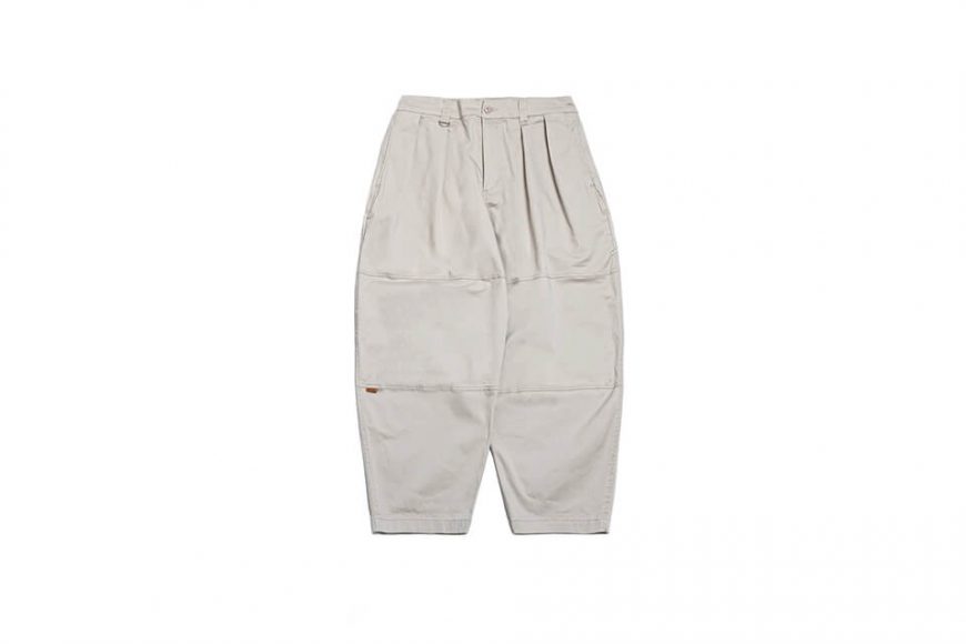 PERSEVERE 22 AW Double Pleated Tapered Pants (21)