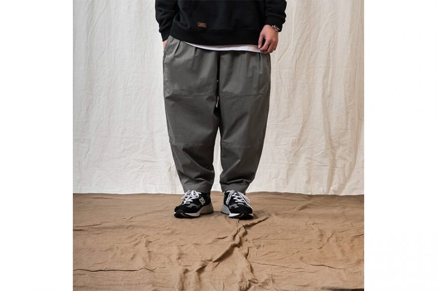 PERSEVERE 22 AW Double Pleated Tapered Pants (3)