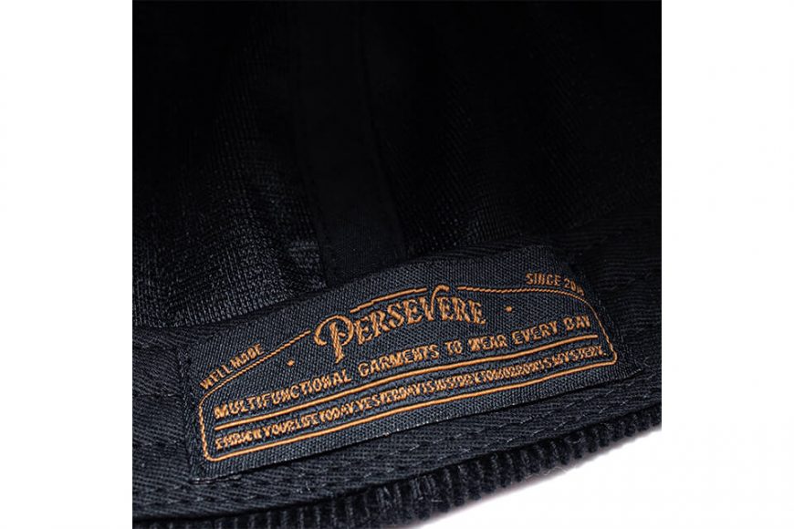 PERSEVERE 22 AW Embroidered Corduroy 6-Panel Cap (16)