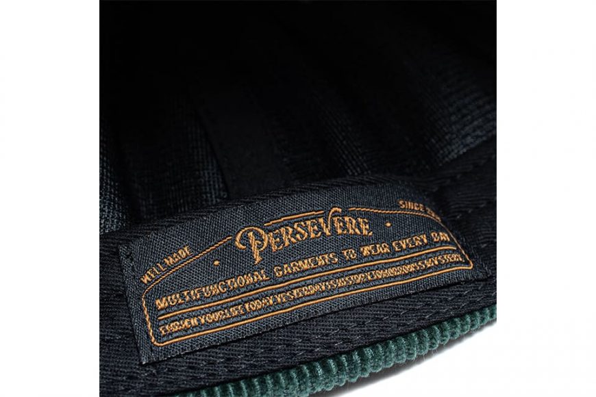 PERSEVERE 22 AW Embroidered Corduroy 6-Panel Cap (31)