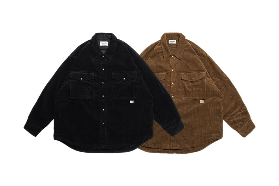 PERSEVERE 22 AW Long Sleeve Corduroy Jac-Shirt (0)