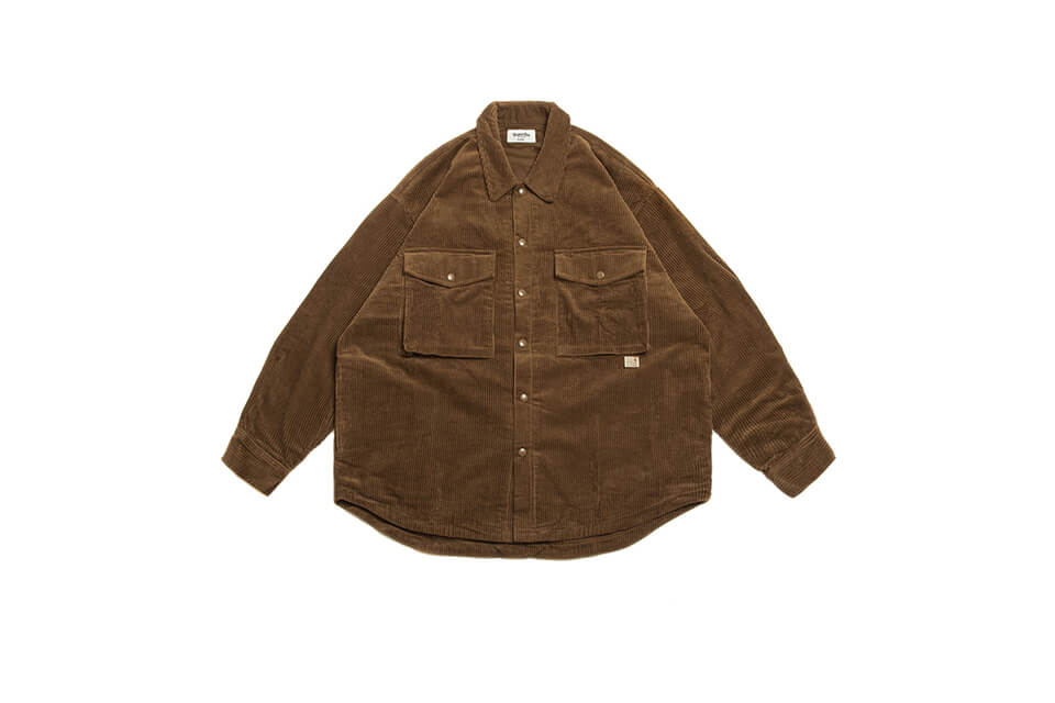 PERSEVERE 22 AW Long Sleeve Corduroy Jac-Shirt (17)