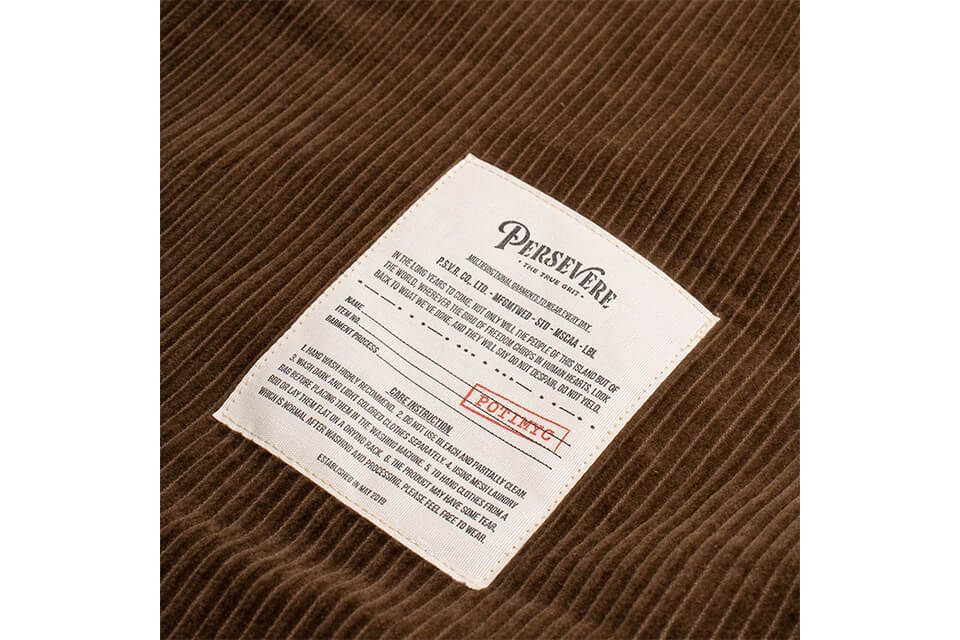 PERSEVERE 22 AW Long Sleeve Corduroy Jac-Shirt (24)