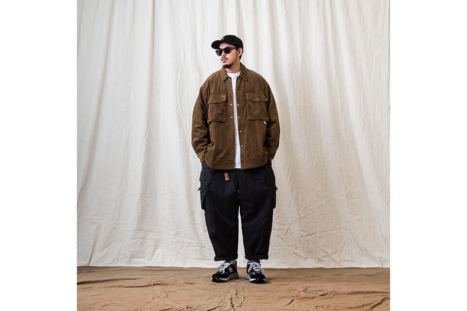 PERSEVERE 22 AW Long Sleeve Corduroy Jac-Shirt (5)