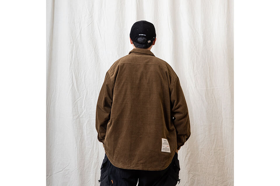 PERSEVERE 22 AW Long Sleeve Corduroy Jac-Shirt (8)
