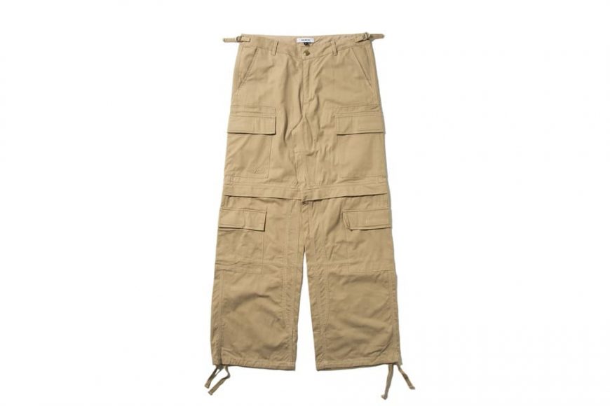 REMIX 22 AW Washed Zip-Off Cargo Pants (5)
