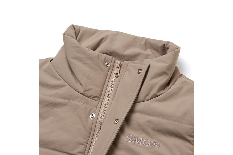 SMG 22 AW Nylon High Neck Vest (10)