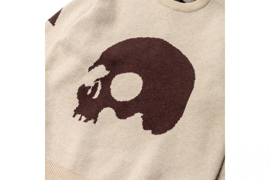 AES 22 AW Skull Logo Oversized Sweater (6)