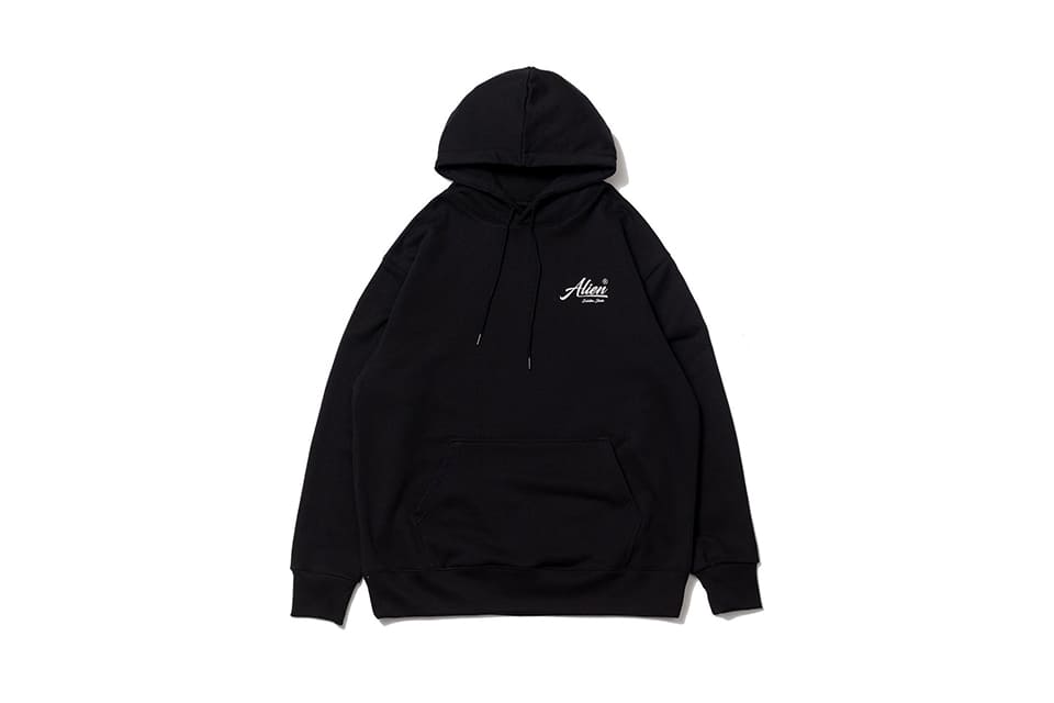 AES 22 AW Handwriting Skull Hoodie (1)