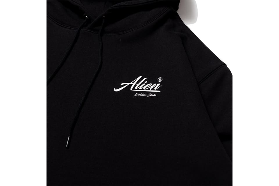 AES 22 AW Handwriting Skull Hoodie (3)