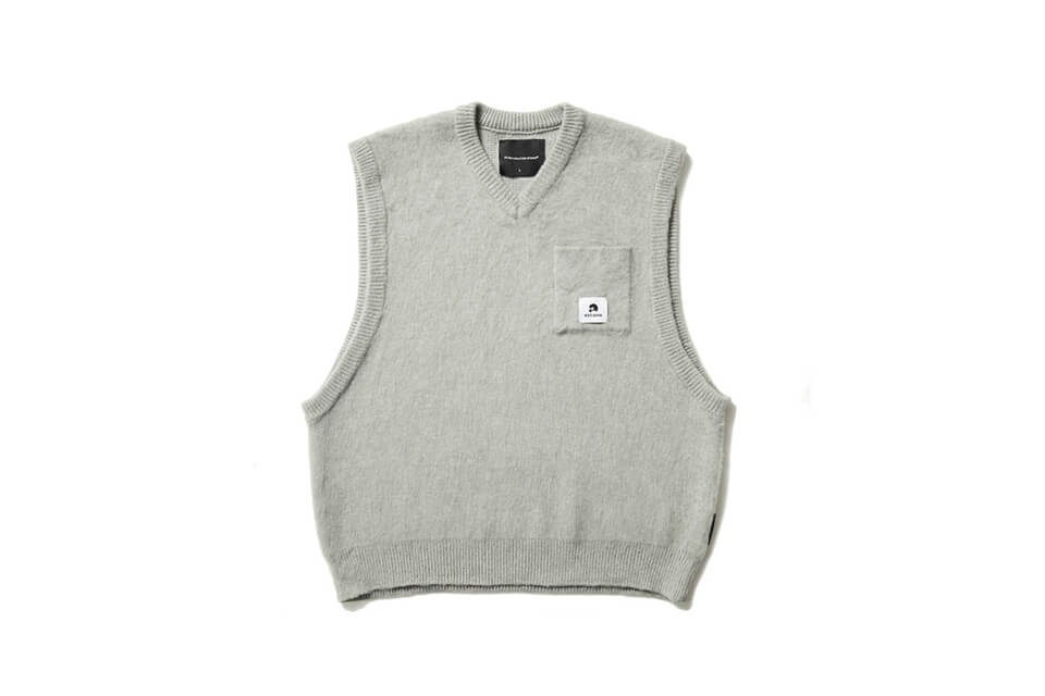 AES 22 AW Pocket V-Neck Knitted Vest (5)