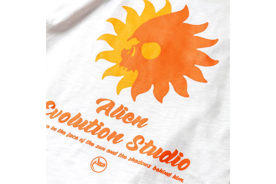 AES 22 AW Skull Sun Oversized Tee (6)