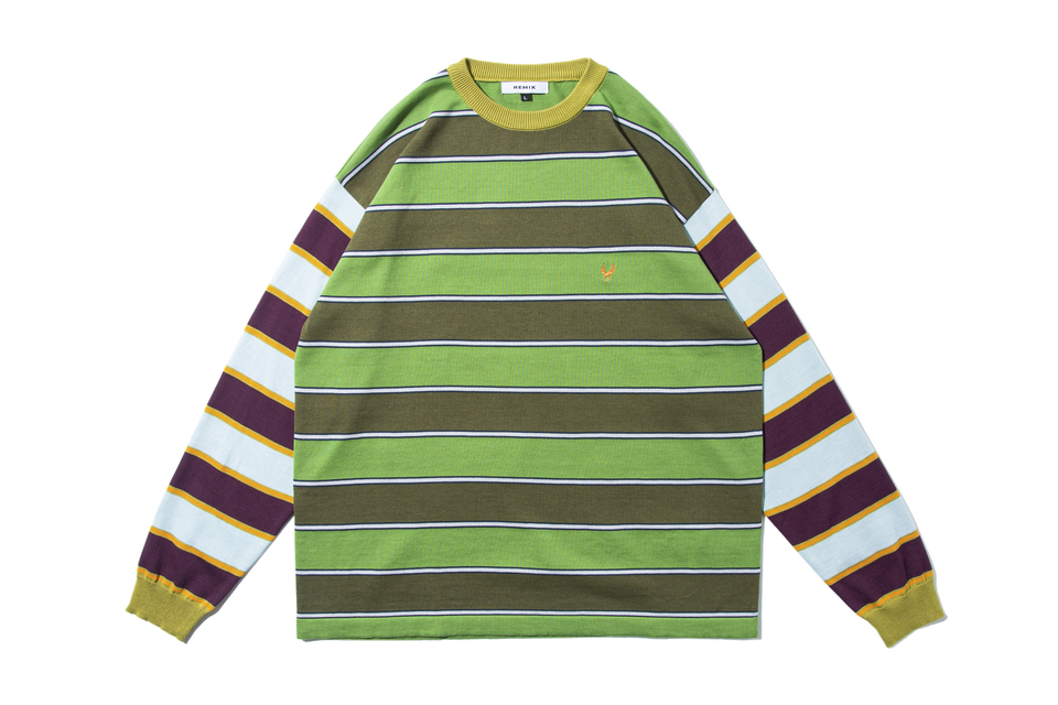 REMIX 22 AW Striped Knit LS Tee (5)