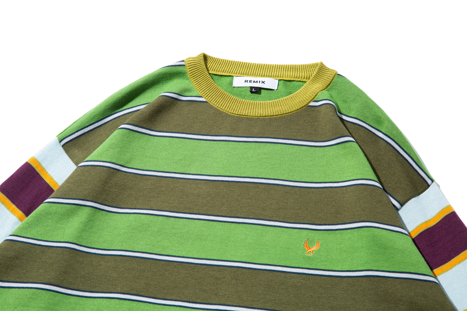 REMIX 22 AW Striped Knit LS Tee (7)