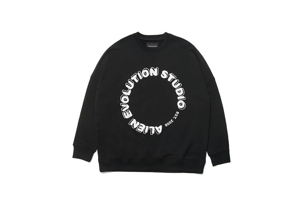 AES 22 AW Circle EST.2008 Oversized Sweatshirts (1)