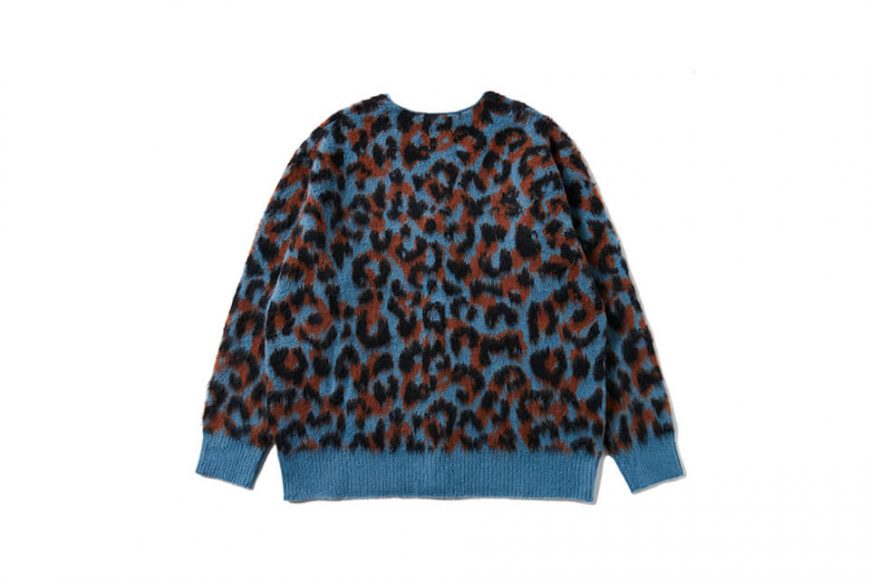 AES 22 AW Leopard Print V-Neck Knitted Cardigan (10)