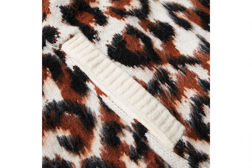 AES 22 AW Leopard Print V-Neck Knitted Cardigan (6)