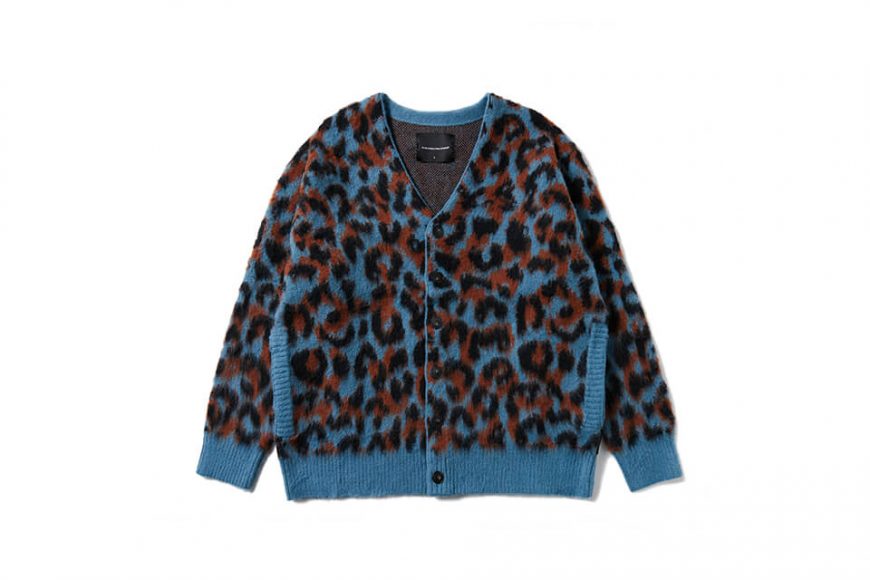 AES 22 AW Leopard Print V-Neck Knitted Cardigan (9)