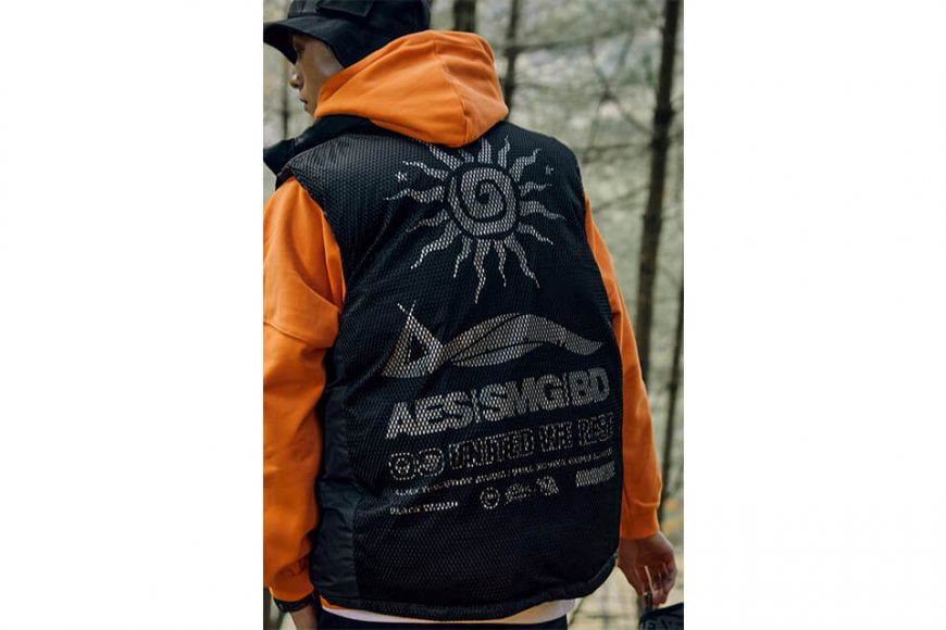 AES x SMG x BLACK DESIGN 22 AW ASB II ADVENTURE Down Vest (2)