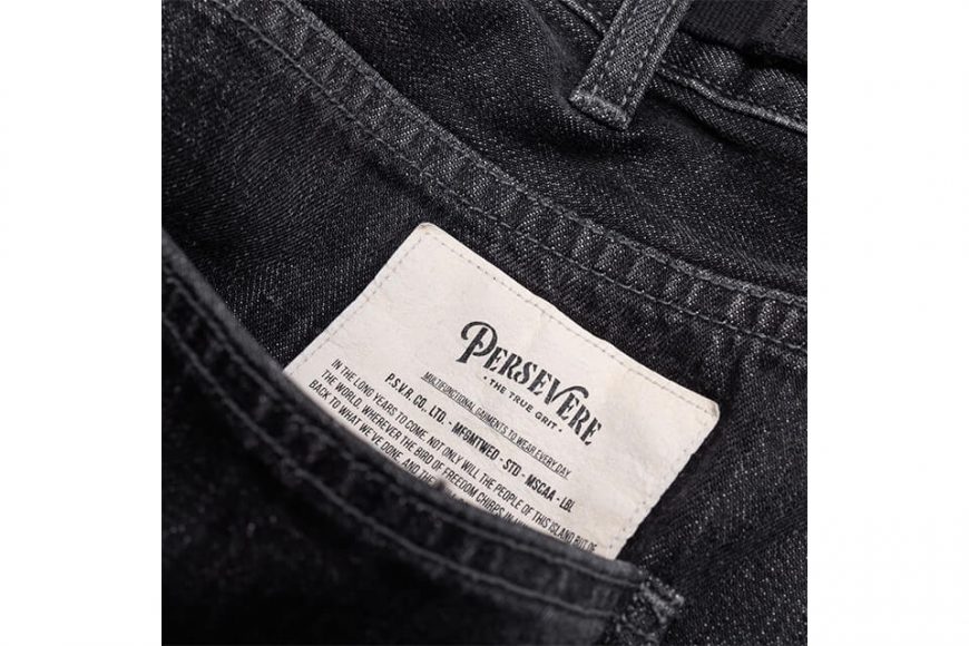 PERSEVERE 22 AW Heavy Stonewashed Selvedge Denim Jeans (10)