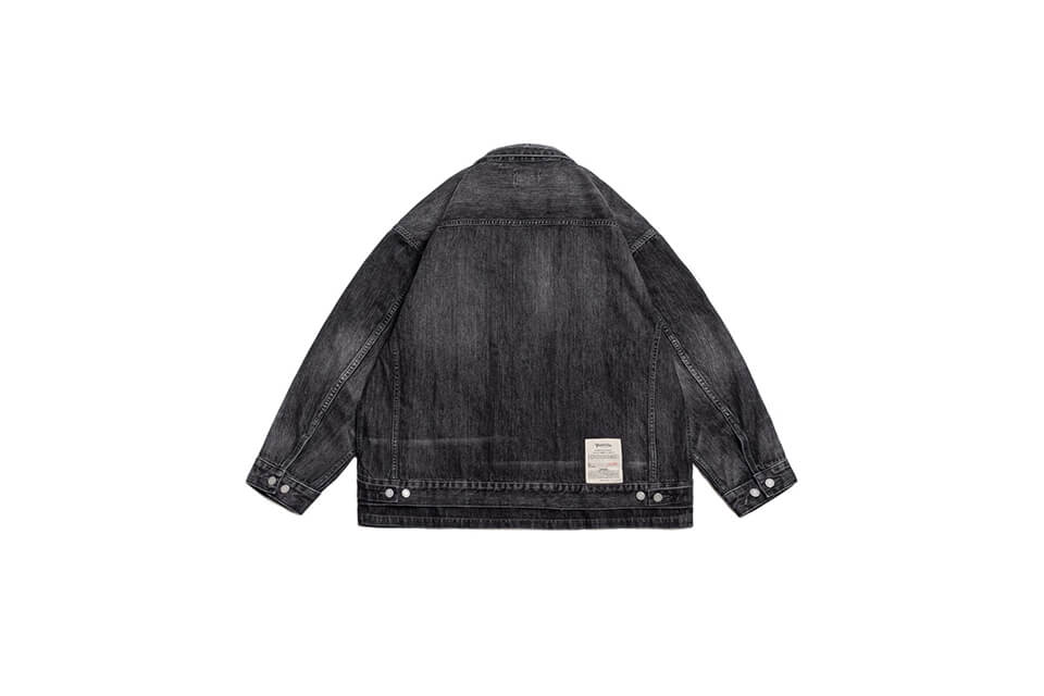PERSEVERE 22 AW Heavy Stonewashed Spliced Denim Jacket (10)