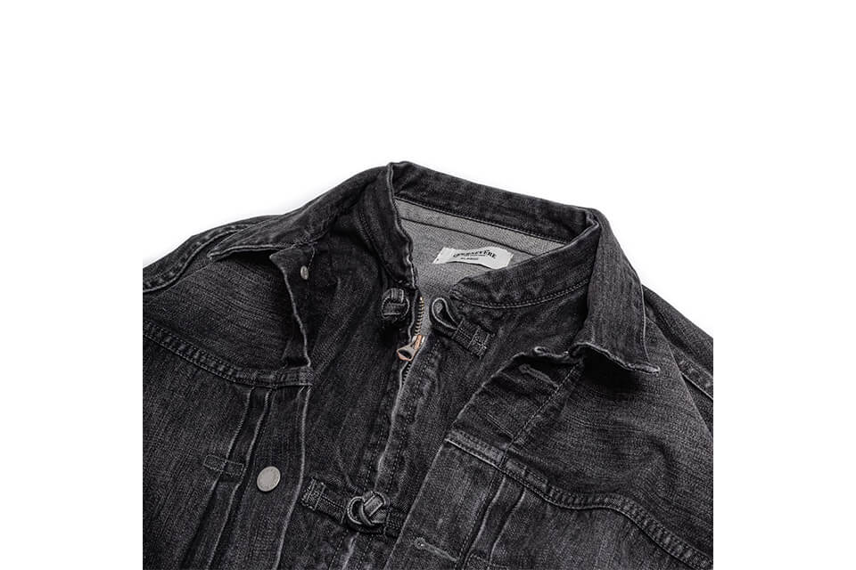 PERSEVERE 22 AW Heavy Stonewashed Spliced Denim Jacket (15)