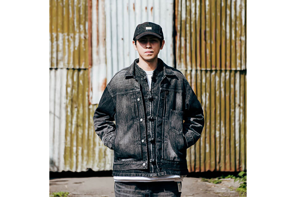 PERSEVERE 22 AW Heavy Stonewashed Spliced Denim Jacket (3)