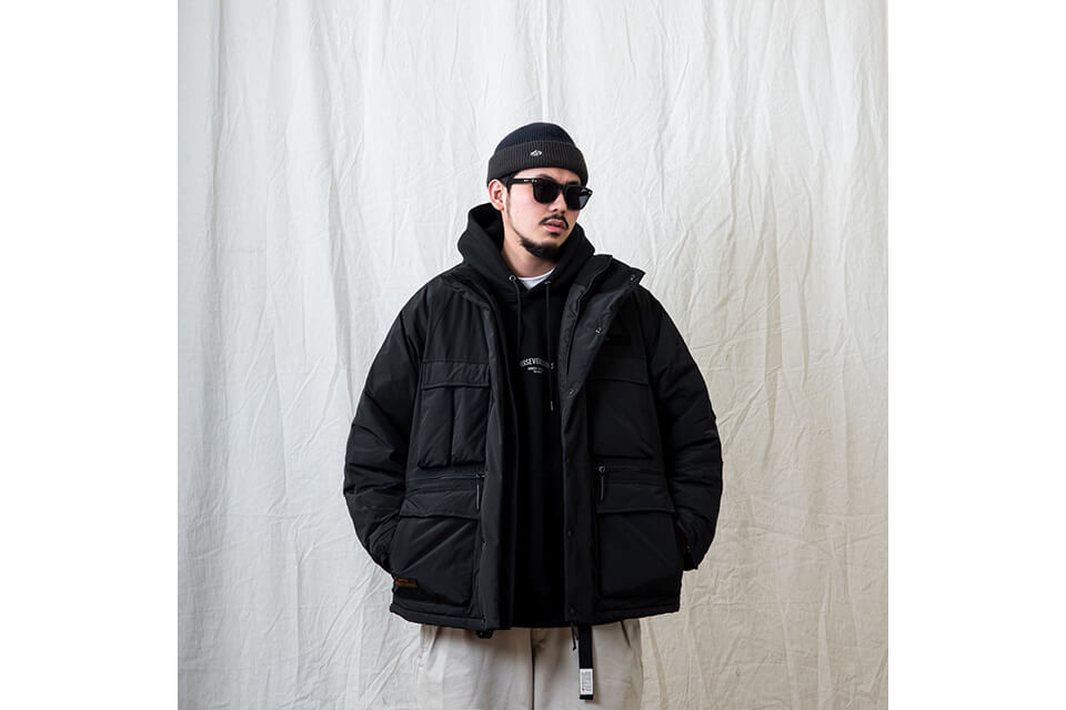 PERSEVERE 22 AW Multi-Pocket Padded Jacket (3)