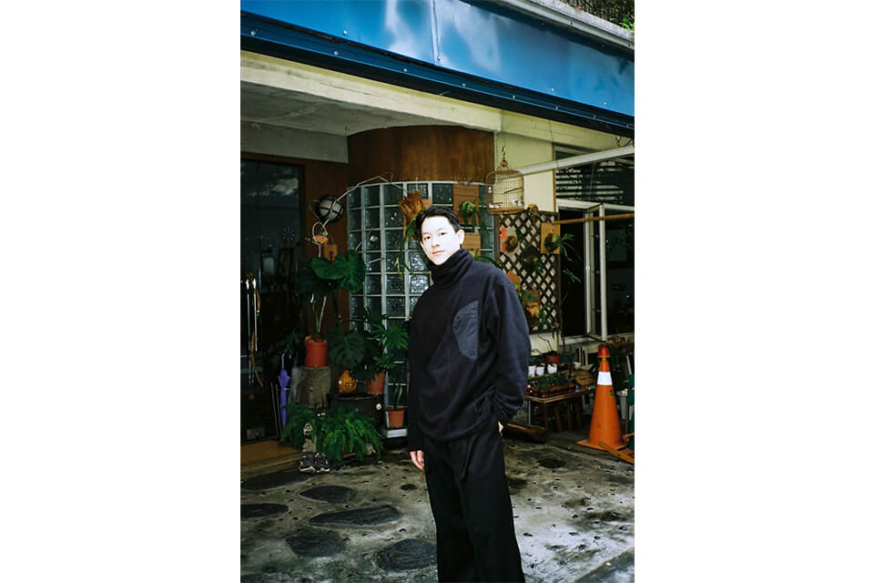 REMIX 22 AW Patch Pocket Fleece Turtle Neck (1)