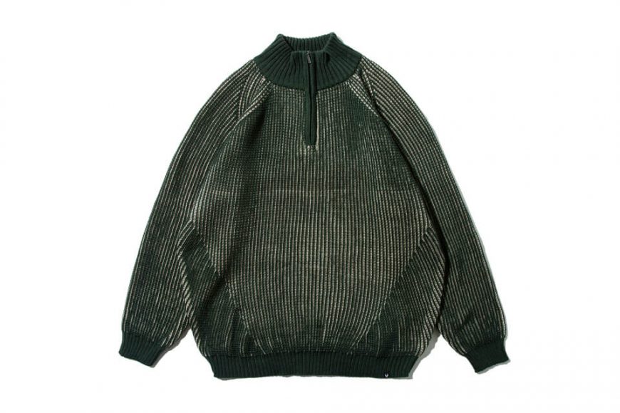 REMIX 22 AW W-Ribbed Striped Knitted Pullover (4)