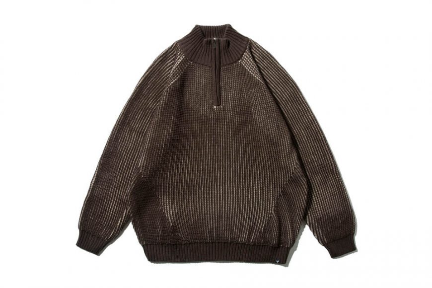 REMIX 22 AW W-Ribbed Striped Knitted Pullover (8)