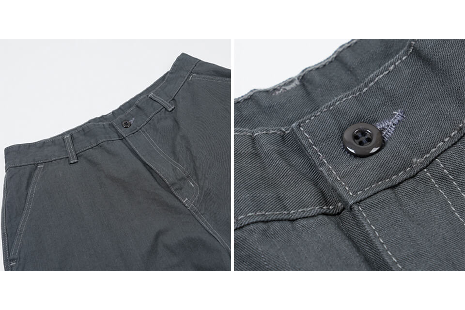 FrizmWORKS 23 SS Slub Cotton Two Tuck Pants (13)