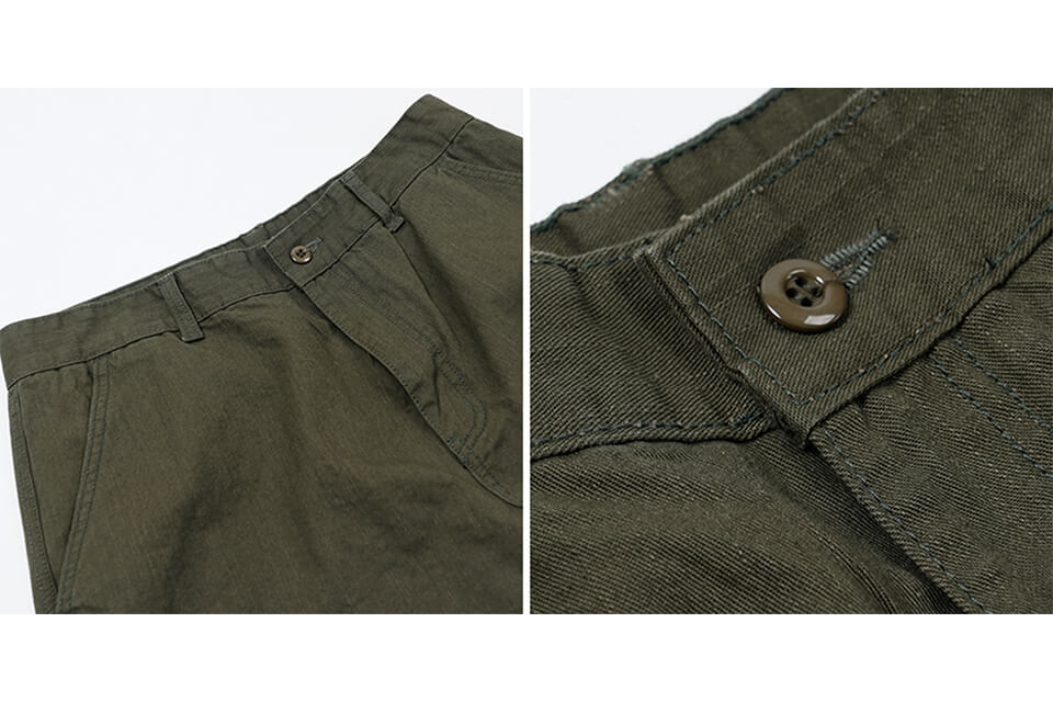 FrizmWORKS 23 SS Slub Cotton Two Tuck Pants (17)