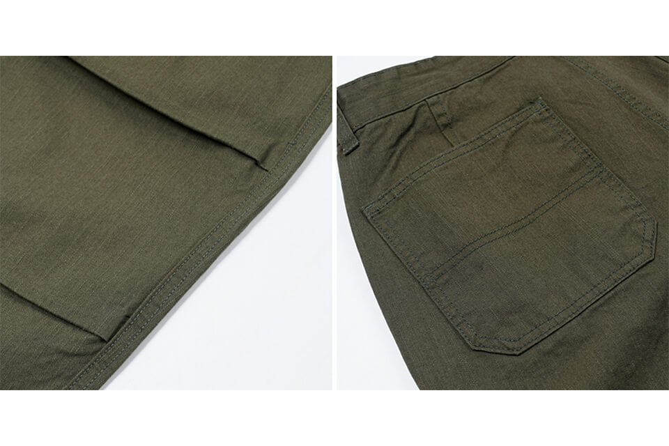 FrizmWORKS 23 SS Slub Cotton Two Tuck Pants (18)