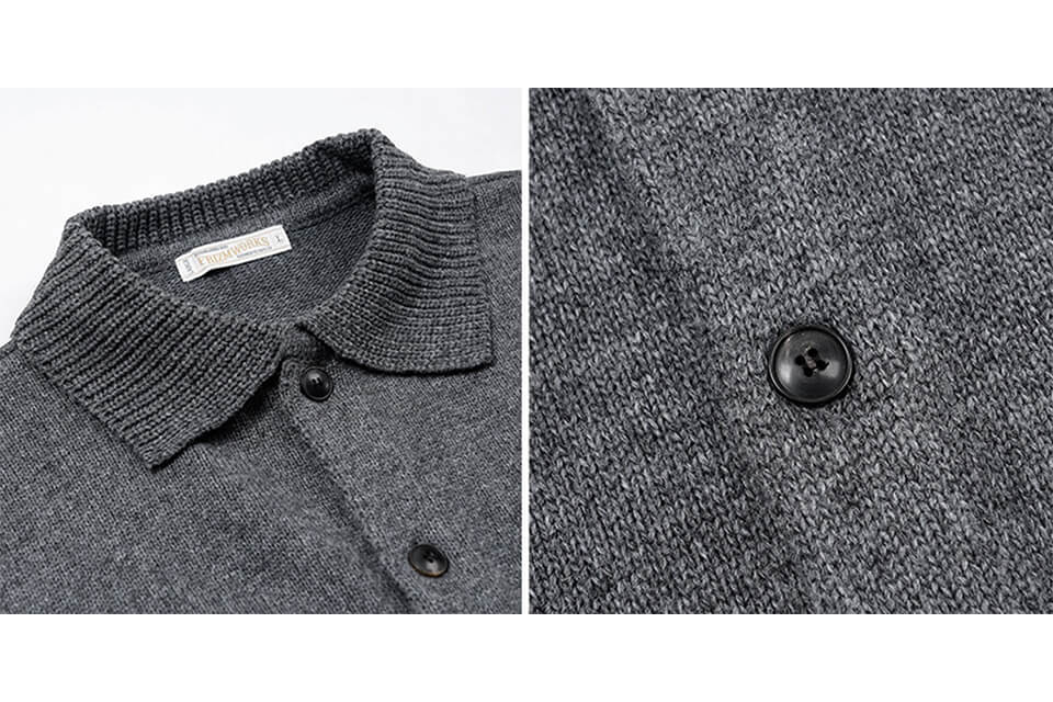 FrizmWORKS 23 SS Wool Knit Cardigan Jacket (7)