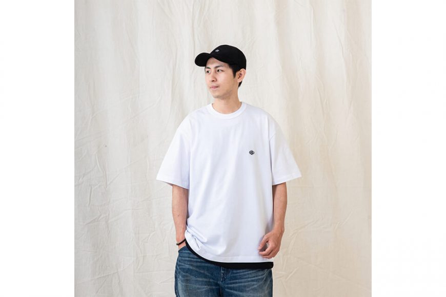PERSEVERE 23 SS Patch Logo Basic T-Shirt (4)