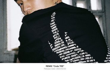 REMIX 22 AW Code Tee (1)