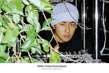 REMIX 22 AW Knitted Bucket Beanie (1)