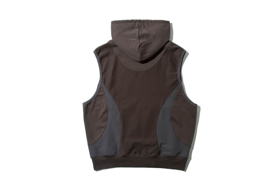 REMIX 22 AW Patchwork Sleeveless Hoodie (7)