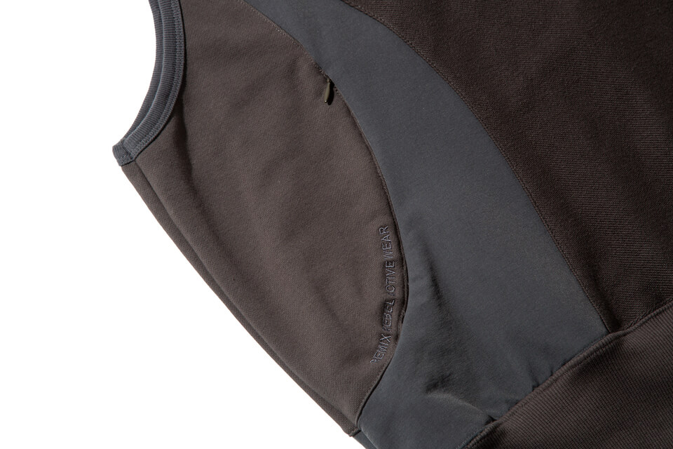 REMIX 22 AW Patchwork Sleeveless Hoodie (9)