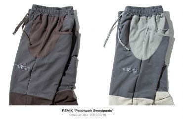 REMIX 22 AW Patchwork Sweatpants (1)