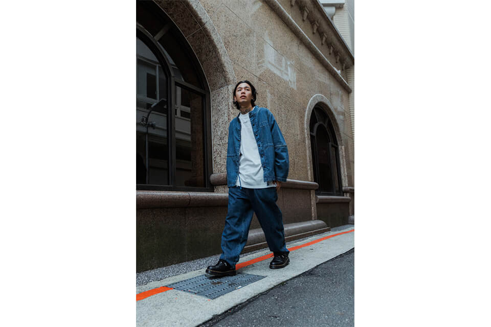 SMG 23 SS Washed Denim Crop Parka (1)