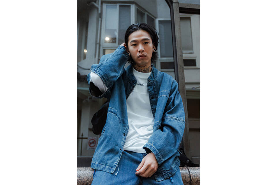 SMG 23 SS Washed Denim Crop Parka (2)