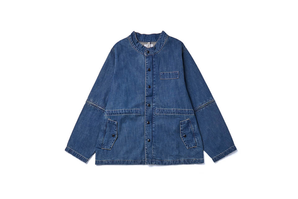 SMG 23 SS Washed Denim Crop Parka (3)