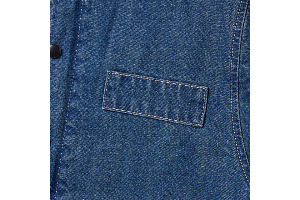 SMG 23 SS Washed Denim Crop Parka (7)