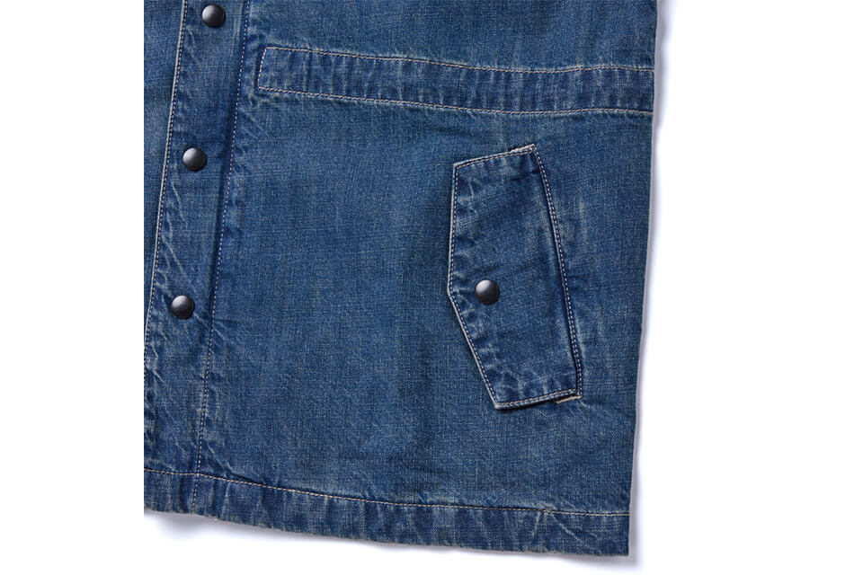 SMG 23 SS Washed Denim Crop Parka (8)