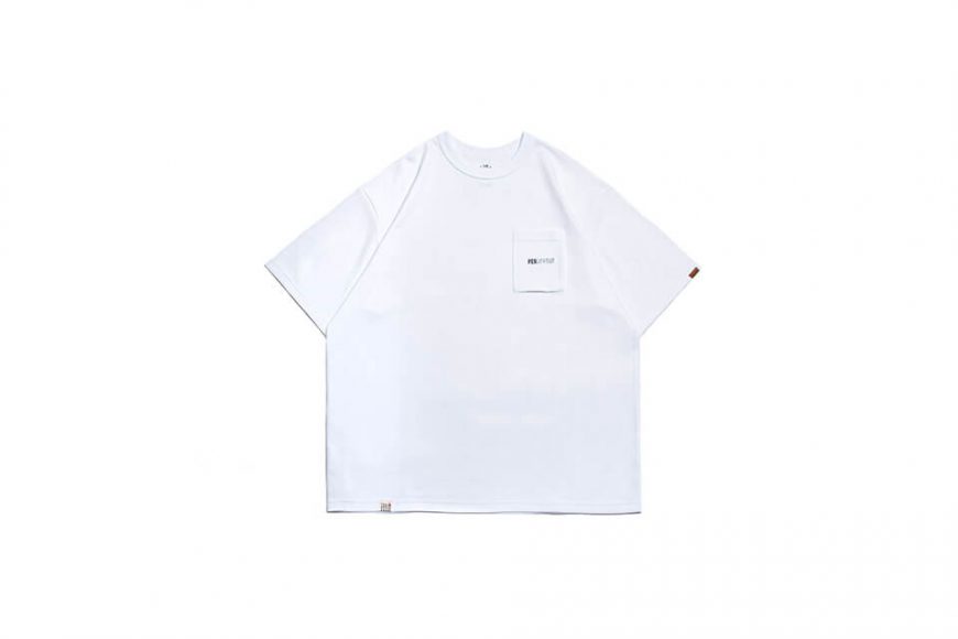 PERSEVERE 23 SS Hollow Font Classic Pocket T-Shirt (14)