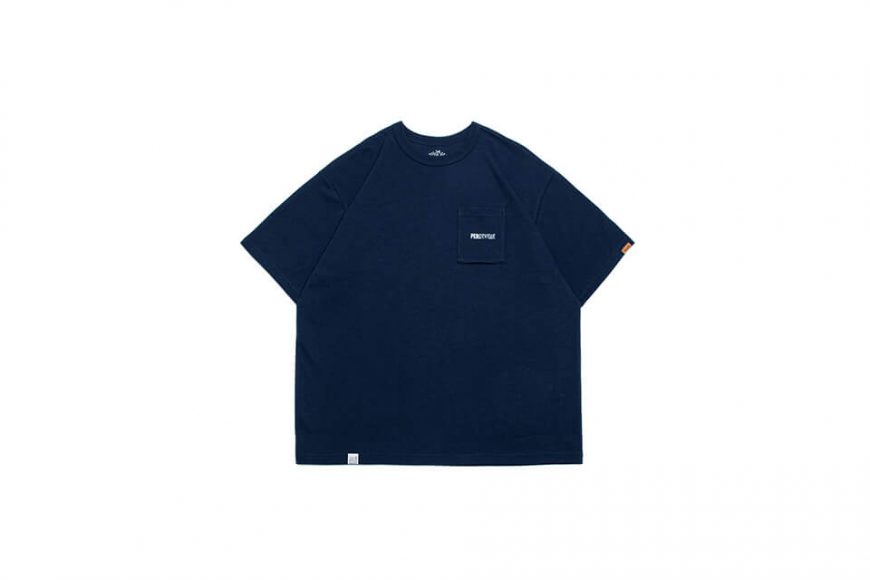 PERSEVERE 23 SS Hollow Font Classic Pocket T-Shirt (23)